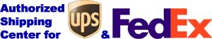 Authorized Shipping Center for UPS and FedEx